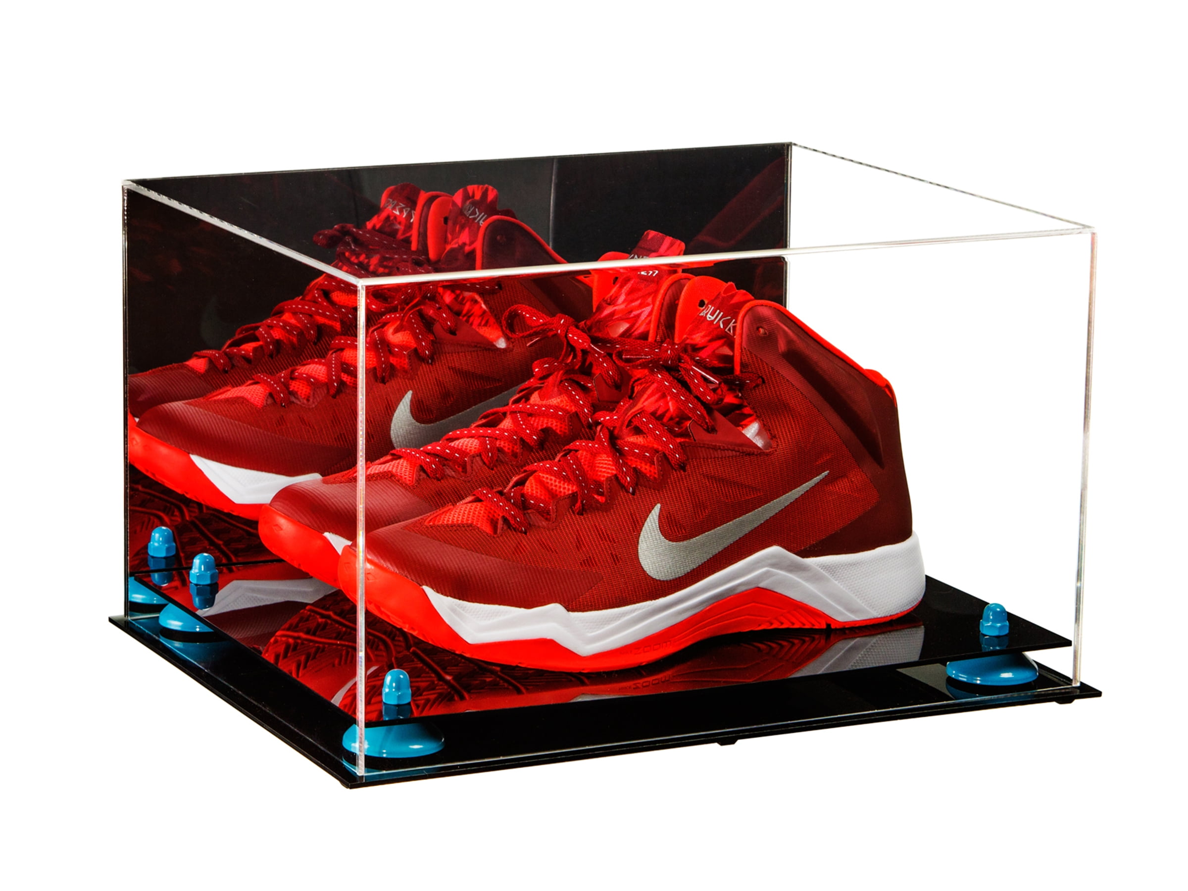 Versatile Deluxe Acrylic Display Case - Large Rectangle Box with Blue ...