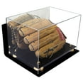 thumbnail image 1 of Versatile Deluxe Acrylic Display Case - Medium Rectangle Box with Gold Risers Mirror and Wall Mount 12" x 8.25" x 8" (A004-GR), 1 of 7