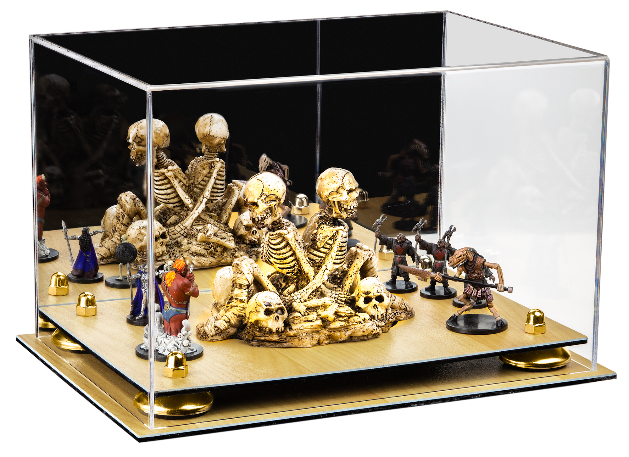 Versatile Deluxe Acrylic Display Case - Medium Rectangle Box with ...