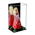 thumbnail image 1 of Versatile Deluxe Acrylic Display Case - Medium Rectangle Box with Mirror and Green Risers 8" x 6" x 14" (A092-GRR), 1 of 2