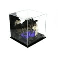 thumbnail image 1 of Versatile Deluxe Acrylic Display Case - Medium Square Box with Black Risers and Mirror 10" x 10" x 10" (A028-BR), 1 of 10