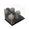 thumbnail image 1 of Versatile Deluxe Acrylic Display Case - Small Rectangle Box with Gold Risers and Mirror 8.25" x 5.5" x 6" (A003-GR), 1 of 6