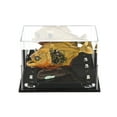 thumbnail image 1 of Versatile Deluxe Acrylic Display Case - Small Rectangle Box with Silver Risers Mirror and Wall Mount 9.5" x 6" x 6.5" (A005-SR), 1 of 6