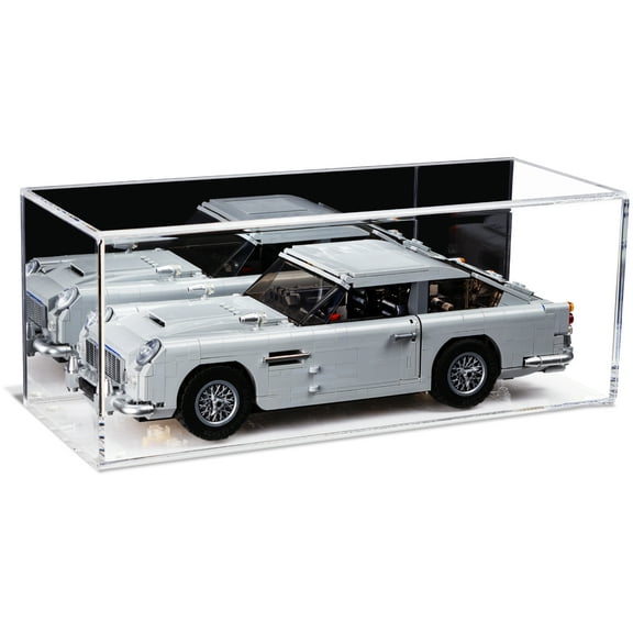 Versatile Deluxe Acrylic Display Case with Mirror 6" x 6" x 15" (A078-MB)