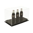 thumbnail image 1 of Versatile Deluxe Clear Acrylic Display Case - Medium Rectangle Box with Black Risers 15" x 8" x 9" (A013-BR), 1 of 9