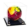 thumbnail image 1 of Versatile Deluxe Clear Acrylic Display Case - Medium Square Box with Gold Risers 10" x 10" x 10" (A028-GR), 1 of 8