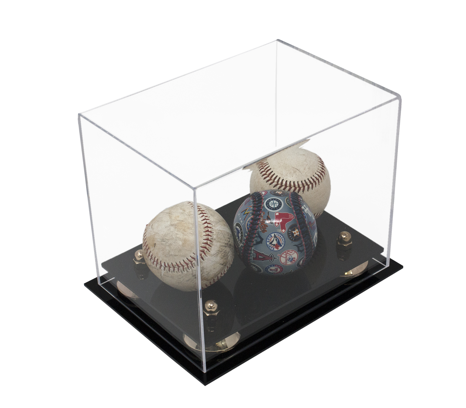 Versatile Deluxe Clear Acrylic Display Case - Small Rectangle Box with ...