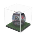 thumbnail image 1 of Versatile Deluxe Clear Acrylic Display Case - Small Square Box with Turf Bottom 4" x 4" x 4" (A057-TB), 1 of 7