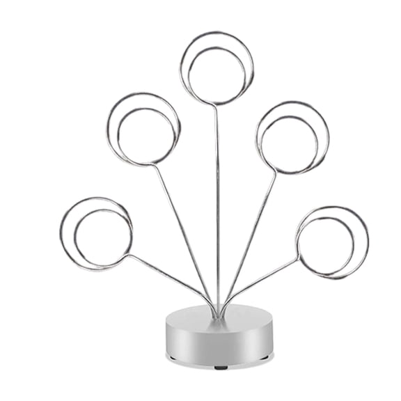 Versatile Desktop Display Tree With Adjustable Arms And Base For Photos Cards Holiday Decor