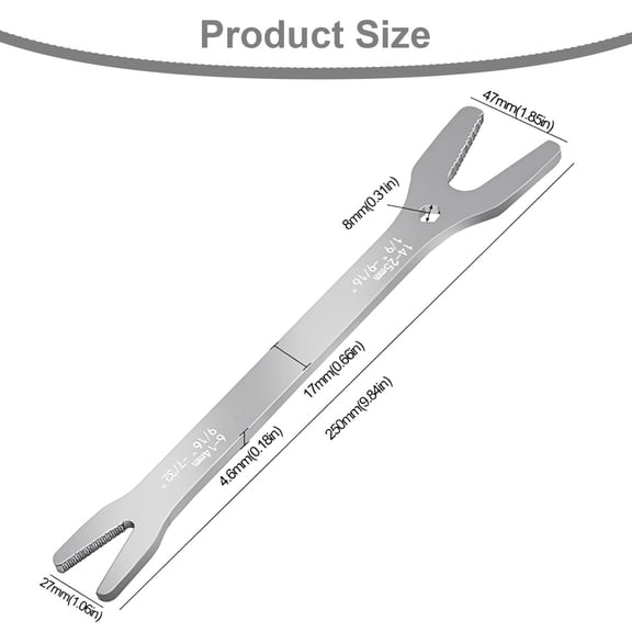 Versatile Double-Head Car Wrench, Labor-Saving Auto Repair Tool, Must-Haves for Mechanical Engineering And Machine Repair, Two Wrenches