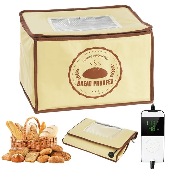 Dough Proofer Warming Box Versatile Adjustable Temperature Timer Control Bread Dough Proofing Box Collapsible Design Sourdough Proofing Box Dough Proofer for Making Bread