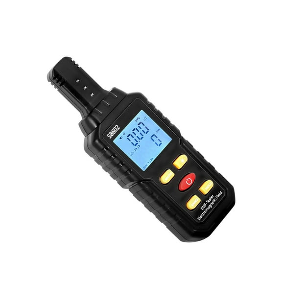 Versatile EMF Meter Detect Electric Magnetic Field Radiation Tool Temperature for Home, Office, Outdoor Industrial Use