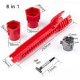 Versatile and Easytouse Multifunctional 8in1 Special Sink Wrench