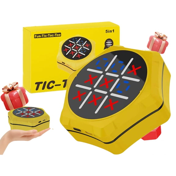 Versatile Educational Game Set Combining Tic Toe Checkers And Other Games For All Age Groups