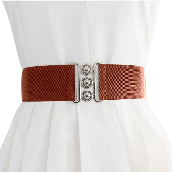 Versatile Elastic Belt Women Fashion Seasonal Accessory Suitable Dresses Casual Wear Stretchy Waistband