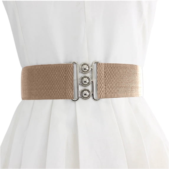 Versatile Elastic Belt Women Fashion Seasonal Accessory Suitable Dresses Casual Wear Stretchy Waistband
