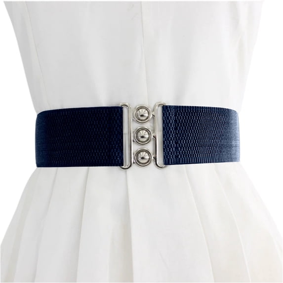 Versatile Elastic Belt Women Fashion Seasonal Accessory Suitable Dresses Casual Wear Stretchy Waistband