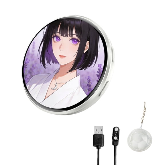 Versatile Electronic Badge Customize Using Photos GIFs Videos Via App For Personalize styles