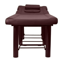 Versatile Esthetician Table with Adjustable Backrest - Metal Frame Massage Bench & Waxing Bed in Black or Brown