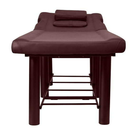 Versatile Esthetician Table with Adjustable Backrest - Metal Frame Massage Bench & Waxing Bed in Black or Brown