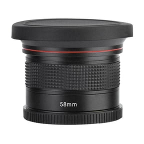 Versatile Fisheye & Macro Lens Adapter for Canon Cameras Easy to Attach, Instantly Transforms Lens