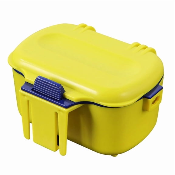 Versatile Fishing Bait Box Fish Hook Lure Fake Bait Box, Breathable Moisture-Retaining for Earthworms and Live Lures