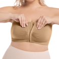 thumbnail image 1 of Versatile Front Closure Wireless Strapless Bra for Women Seamless Comfort Support Everyday Wear, 1 of 2