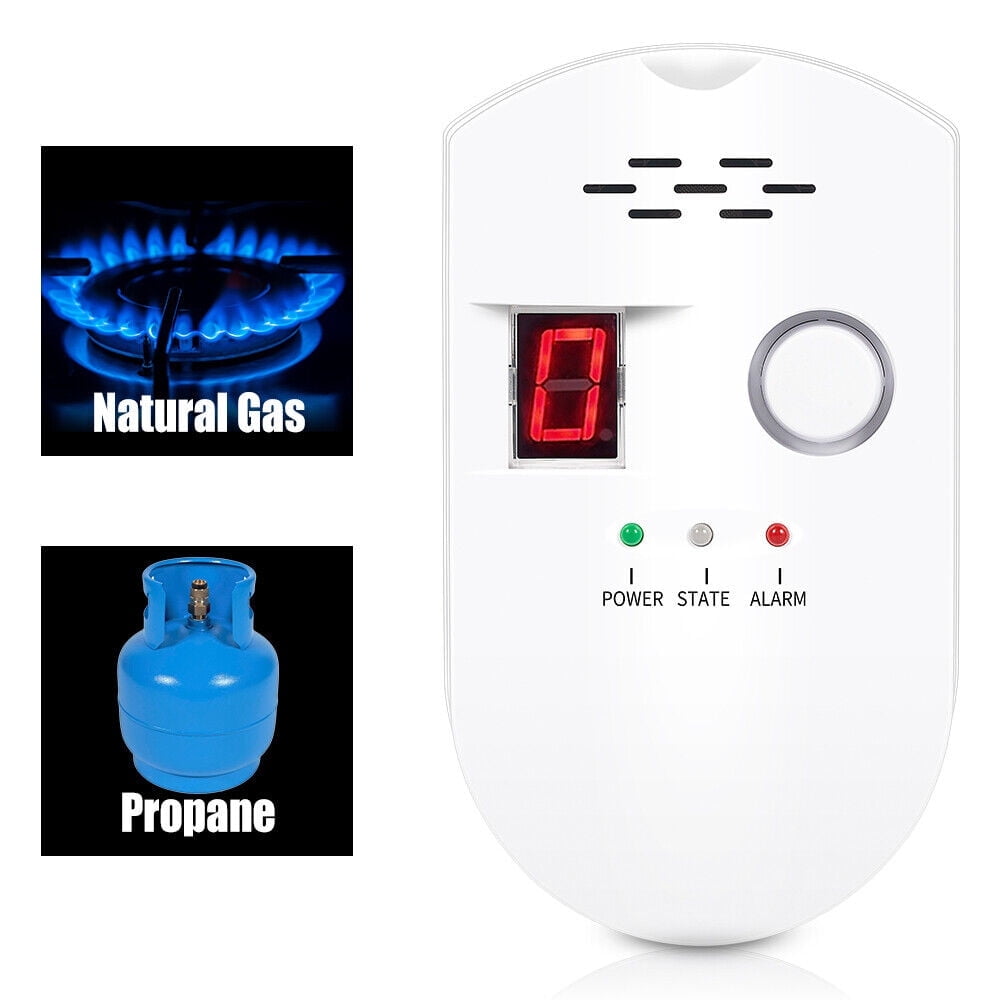 Versatile Gas Leak Detector Visual And Audible Alarm Detects Lpg Lng Coal Natural Gas Mcu 0431