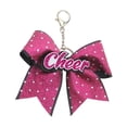 thumbnail image 1 of Versatile Glittering Bowknot Keychain Decorative Accessory for Purses Wallets Cheerleader Inspired Key Holder, 1 of 8
