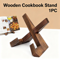thumbnail image 1 of Versatile Handcrafted Wood Display Stand,An All-in-One Solution for Holding Cookbooks in Kitchen,Textbooks on Desk,Tablets for Videos,Art in Studio,and Records in Den,Combines Function, 1 of 11
