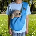 thumbnail image 1 of Versatile Hands Free Dog Cat Carrier Lightweight Cozy Pouch with Mesh Panel Perfect for Outdoor Adventures and Errands The Ultimate Gift for Pet Owners Who Love Convenience,BU1 One Size, 1 of 4
