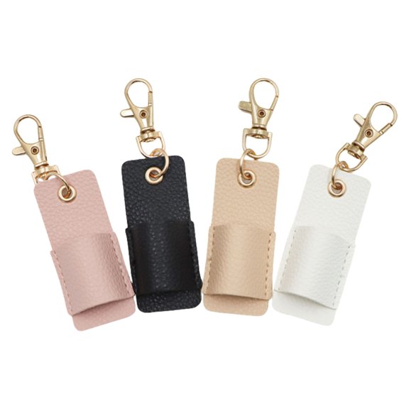 Versatile Hanging Fountain Pen Case With Ample Storage Space And Luxes Texture AntiLost Keychain Essential