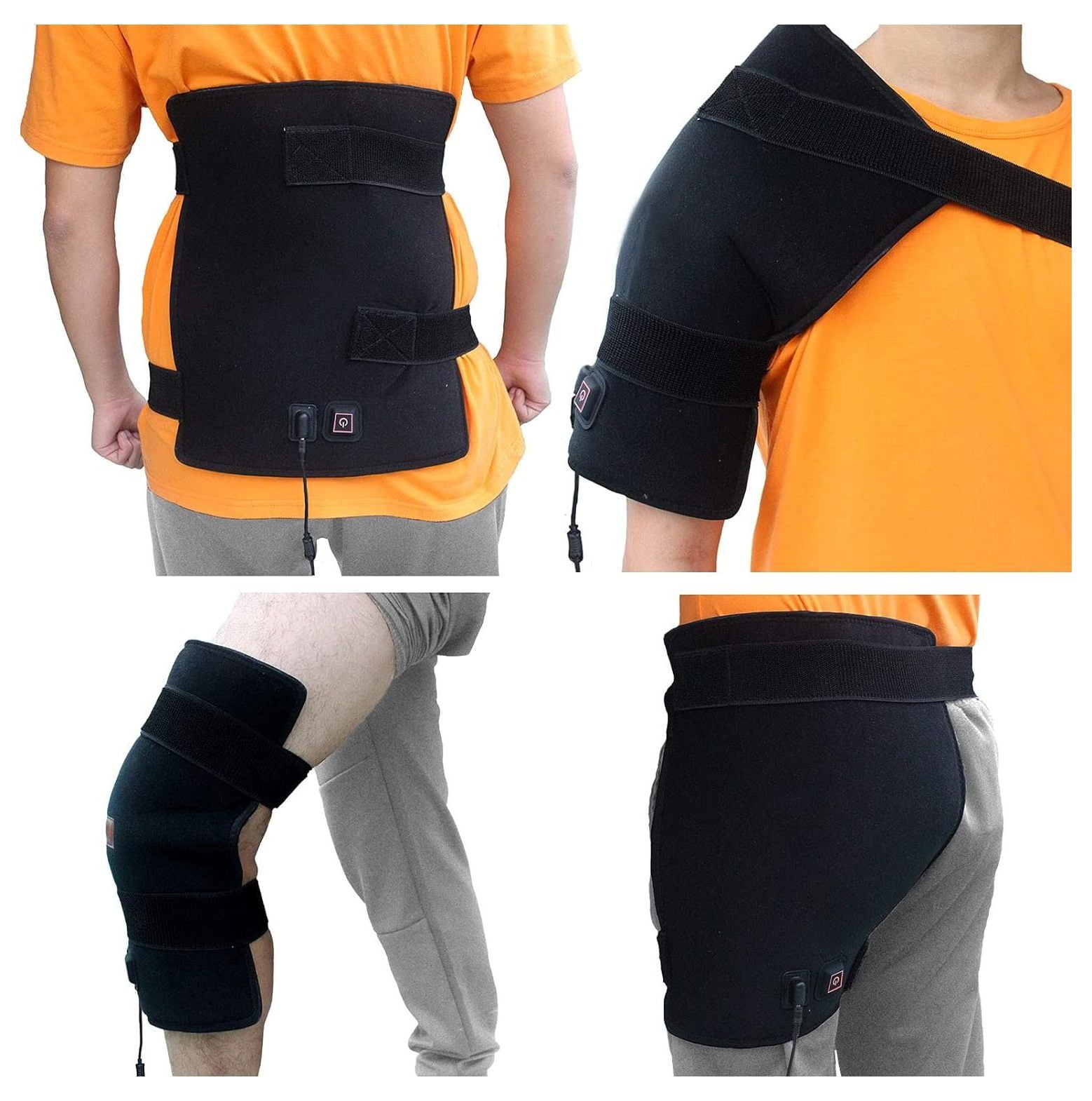 Versatile Heating Pad,Size 14.5" X 11.8" with Elastic Band Heated Wrap