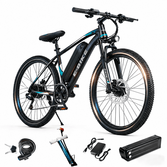 Versatile High-Performance 26IN 750W E-Bike, 20MPH, 45Miles, 7-Speed electric bike,36V 12ah 432Wh Battery, UL 2849.