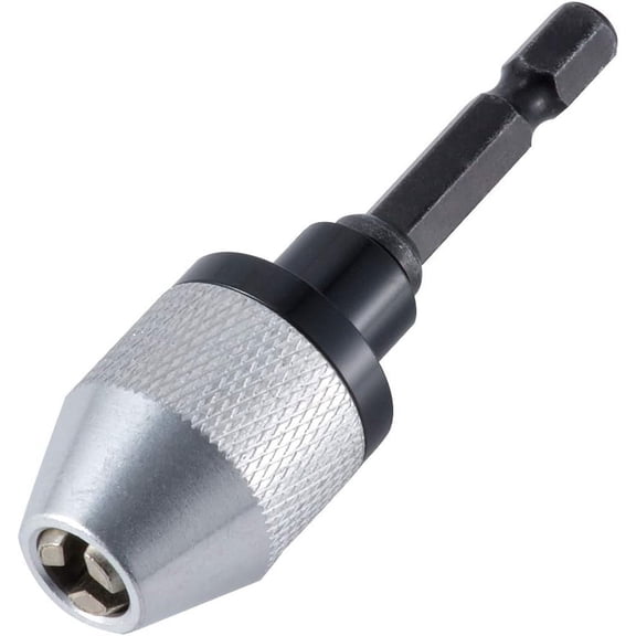Versatile Keyless Drill Chucks, High Quality Material for Unmatched Durability, 1/4 Inch Hex Shank Ensures Universal Compatibility, Quick Install Feature for Instant Tool