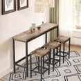 thumbnail image 1 of Versatile Kitchen Dining And 3 Stools - Meets Different Tastes Modern Design Table With Adds A Contemporary Flair, 1 of 6