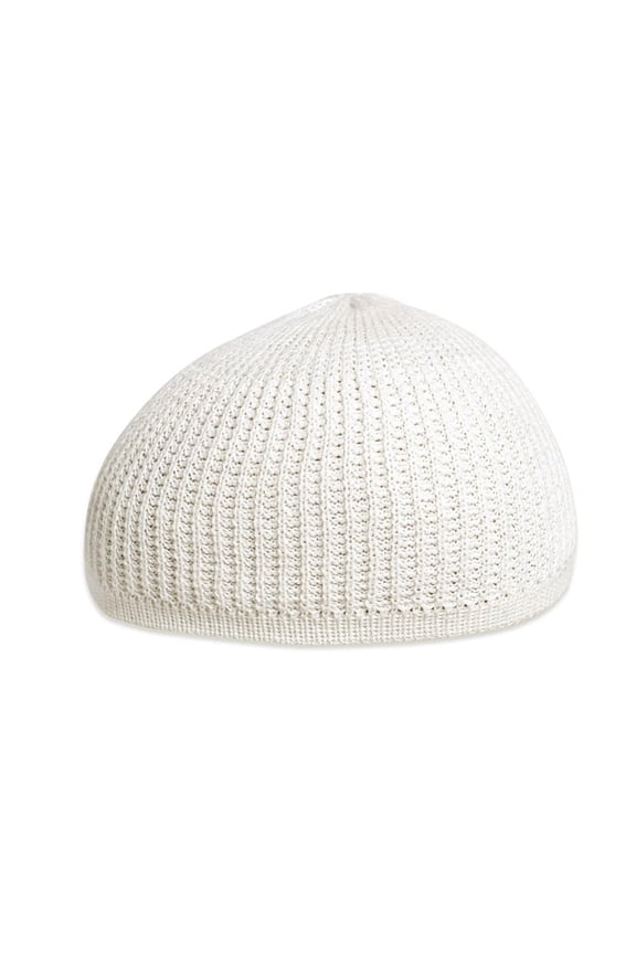 Versatile Kufi Prayer Caps for Men Soft Knitted Acrylic Muslims Headgear Kufi Headwear Islamics Prayer Hat