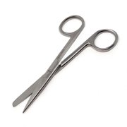 Versatile Lab Dissecting Scissors 4.5 Inch Straight Stainless Steel Blades with Sharp/Blunt Tips