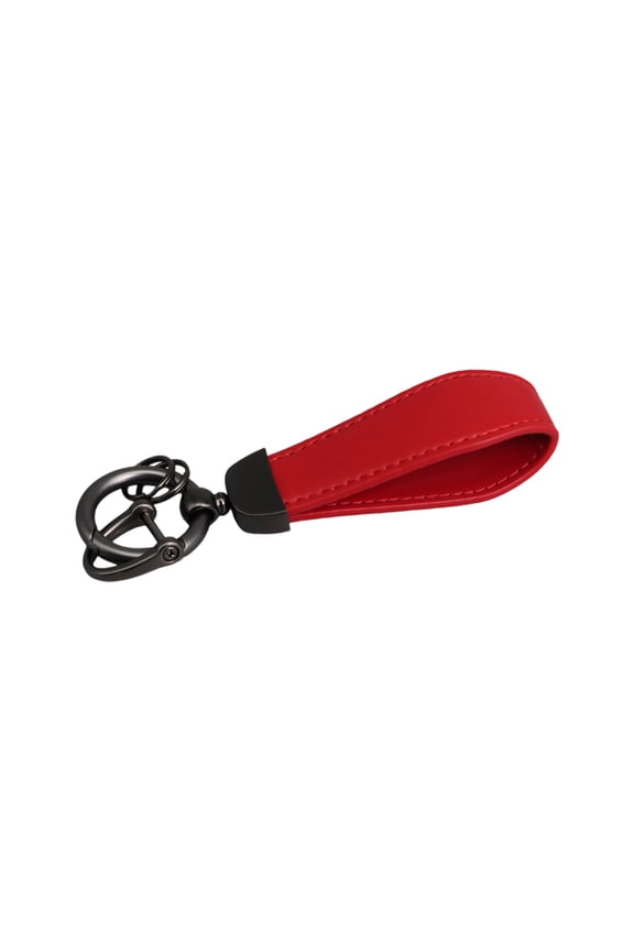 Versatile Leather Keychain with Reinforced Loop All Day Comfort Carry Light Key Holder for Formal Casual Occasions