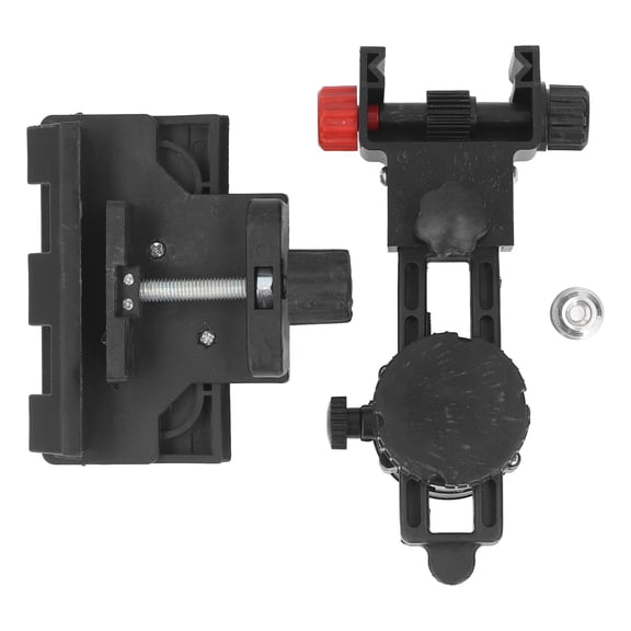 Versatile Level Adapter: 360 Adjustment, Durable ABS, Ideal for Layout Measuring Tools