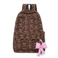 thumbnail image 1 of Versatile Lightweight Bowknot Patchwork Backpack for Students Casual Daily Carry, 1 of 8