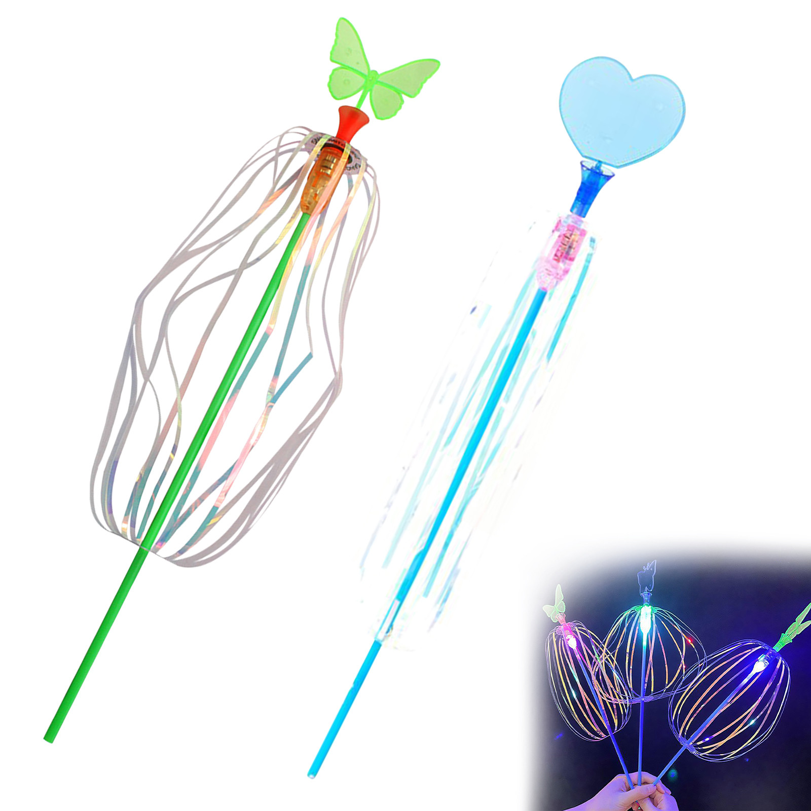 Quibble Sticks Versatile Magic Bubble Stick Versatile Twists Music Ribbon Stick B ...