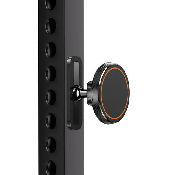 Versatile Magnetic Car Phone Mount – 360 °   Rotatable, Strong Magnetic Base for Fridge, Gym, or Car, Rustproof & Adjustable, Compatible with Most Devices – Portable Cell Phone Holder, Christmas Gift