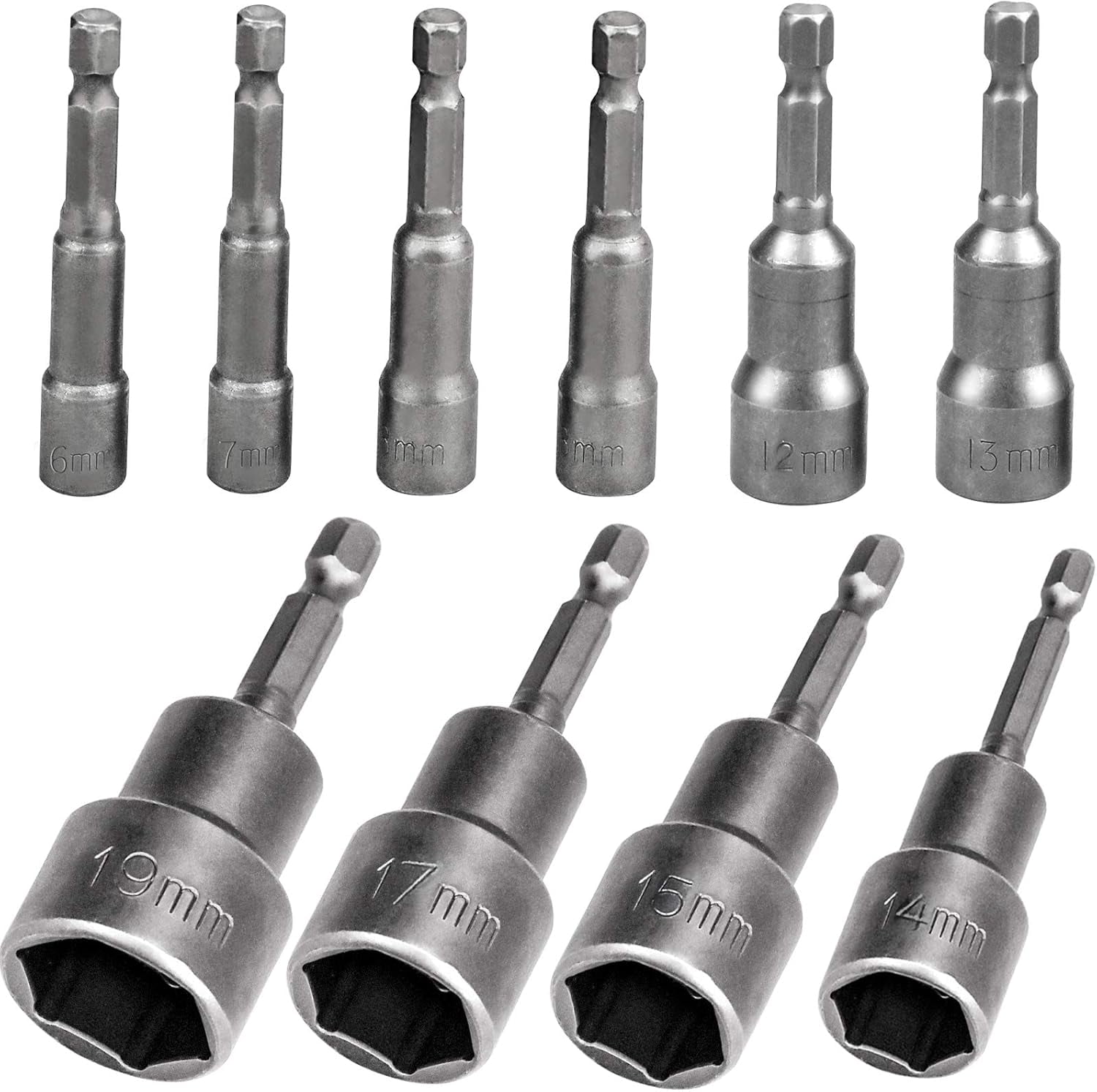 Versatile Magnetic Nut Driver Set, Quick-Change Hex Shank, For ...