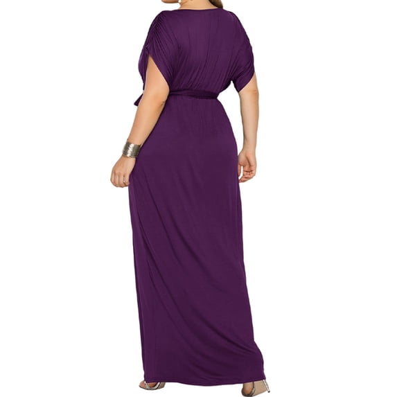 Versatile Maxi Dress for Women Perfect for Formal Events Cocktail Parties and Evening Wear Purple L