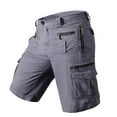 thumbnail image 1 of Versatile Men's Cotton Cargo Shorts: Multi-Pocketed and Functiona, 1 of 3