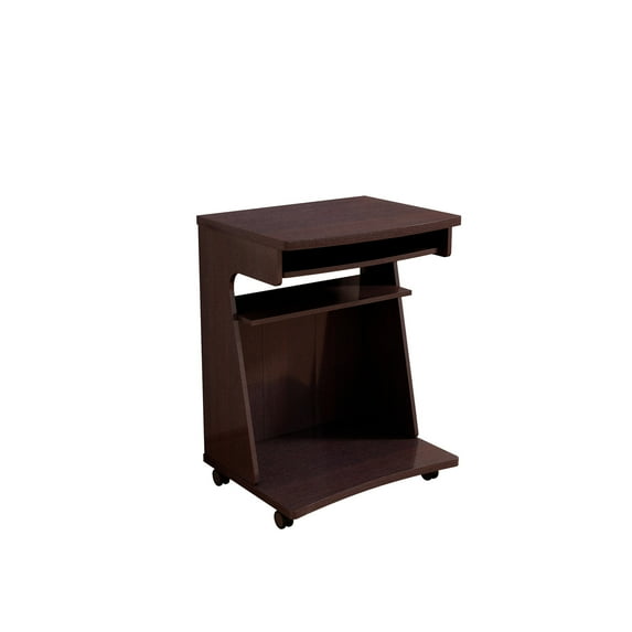 Versatile Microwave Cart on Castor Wheels - Espresso Color Design
