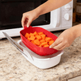 thumbnail image 1 of Versatile Microwave Steamer For Vegetables And Fish Kitchen Gadget, 1 of 10