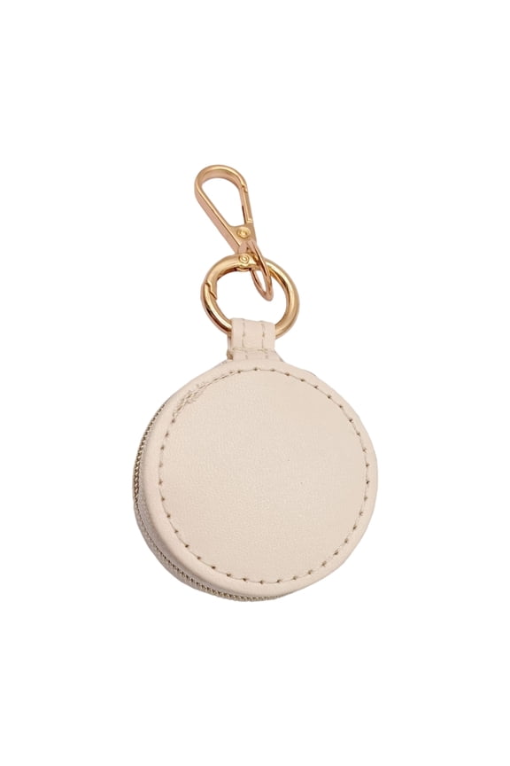 Versatile Miniature Jewelry Case Keychain for Travelers with Neat Compartmentalization and Portable Design Jewelry Carriers