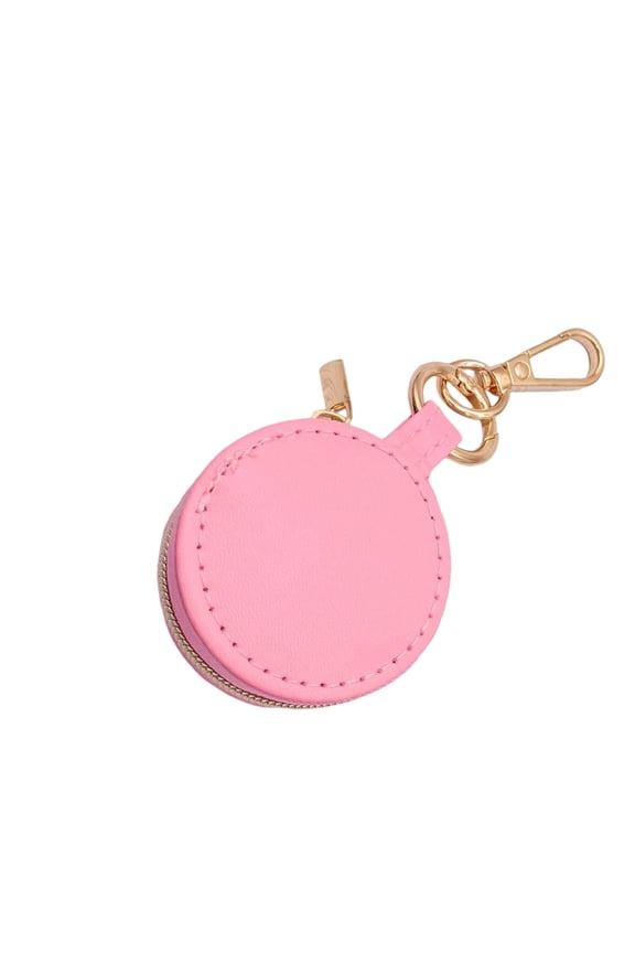 Versatile Miniature Jewelry Case Keychain for Travelers with Neat Compartmentalization and Portable Design Jewelry Carriers